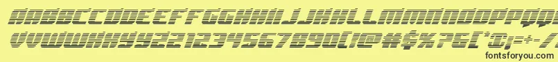 Spartacograd Font – Black Fonts on Yellow Background