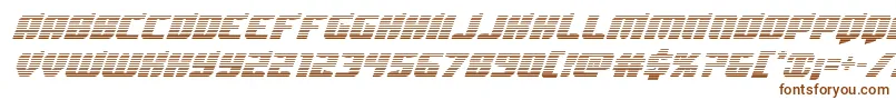 Czcionka Spartacograd – brązowe czcionki na białym tle