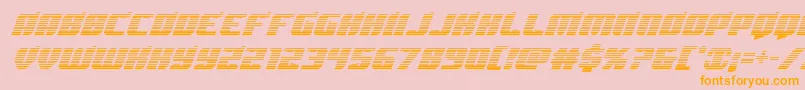 Spartacograd Font – Orange Fonts on Pink Background
