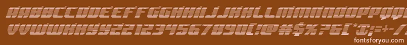 Spartacograd Font – Pink Fonts on Brown Background