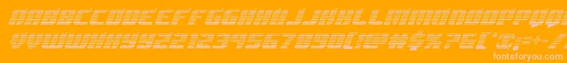 Spartacograd Font – Pink Fonts on Orange Background