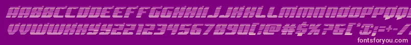 Spartacograd Font – Pink Fonts on Purple Background