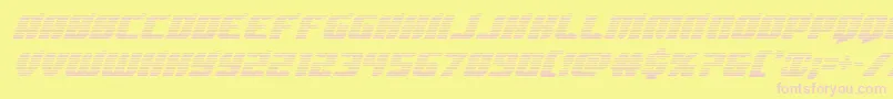 Spartacograd-fontti – vaaleanpunaiset fontit keltaisella taustalla