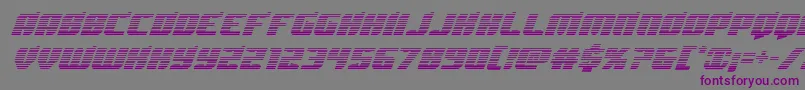 Шрифт Spartacograd – фиолетовые шрифты на сером фоне
