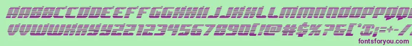 Spartacograd Font – Purple Fonts on Green Background