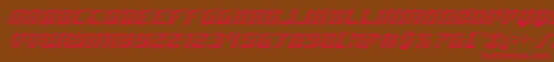 Spartacograd Font – Red Fonts on Brown Background