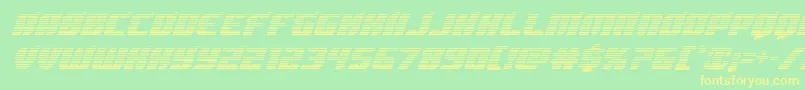 Spartacograd Font – Yellow Fonts on Green Background