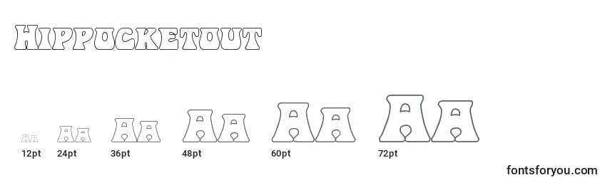 Hippocketout Font Sizes