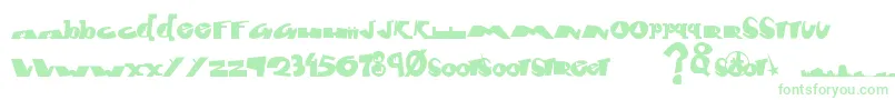Fontcity Font – Green Fonts on White Background