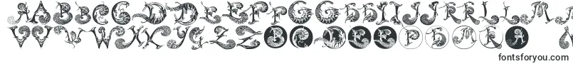 Schnoerkelcaps-Schriftart – Schriftarten, die mit S beginnen