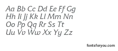 FrizQuadrataOsTtItalic-fontti