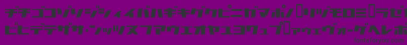 Commercialbreak Font – Black Fonts on Purple Background
