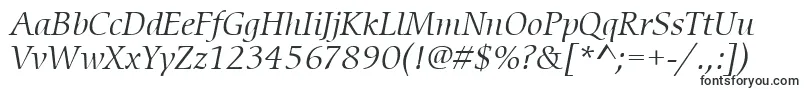 ItcCerigoLtBookItalic Font – Standard Fonts