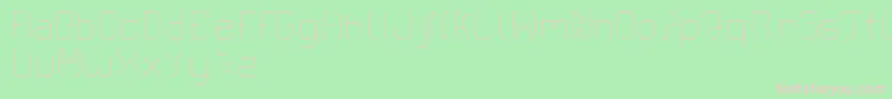 Cr21modern Font – Pink Fonts on Green Background