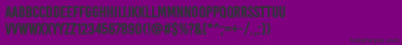 BaseoneBold Font – Black Fonts on Purple Background