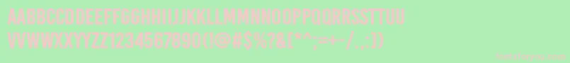 Más sobre la fuente BaseoneBold fuente BaseoneBold – Fuentes Rosadas Sobre Fondo Verde