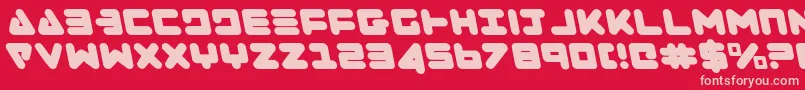 Saiba mais sobre a fonte ZealotLeftalic Fonte ZealotLeftalic – fontes rosa em um fundo vermelho