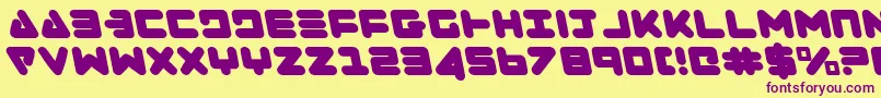 More about ZealotLeftalic Font ZealotLeftalic Font – Purple Fonts on Yellow Background