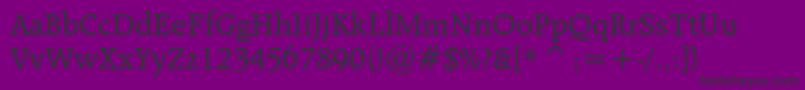 Raleighmediumcbt Font – Black Fonts on Purple Background