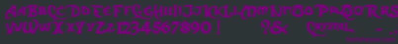 DcS Font – Purple Fonts on Black Background