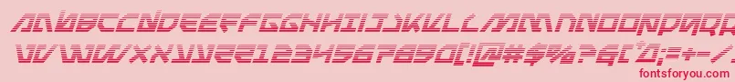 Metalstormgradital Font – Red Fonts on Pink Background