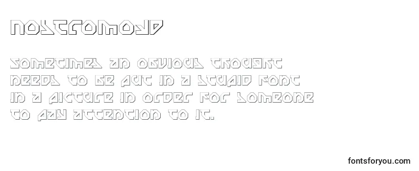 Nostromo3D Font