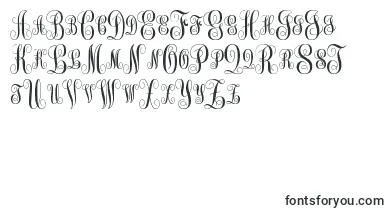  MonogramKkSc font