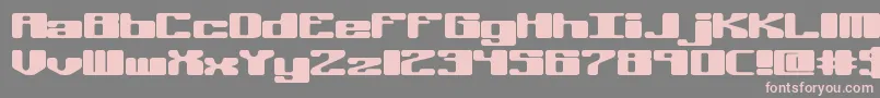 OffKilterRBrk Font – Pink Fonts on Gray Background