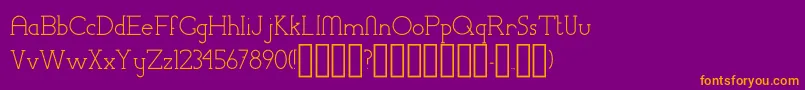 Подробнее о шрифте ChremselSerifRegular Шрифт ChremselSerifRegular – оранжевые шрифты на фиолетовом фоне