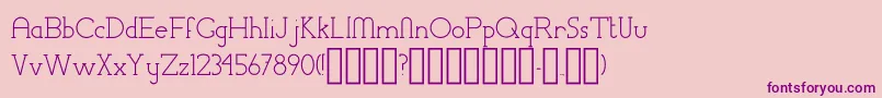 More about ChremselSerifRegular Font ChremselSerifRegular Font – Purple Fonts on Pink Background