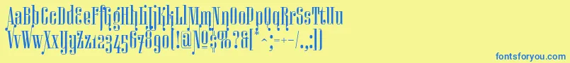 More about Miserichordiaaltc Font Miserichordiaaltc Font – Blue Fonts on Yellow Background