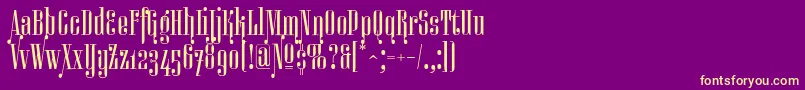 More about Miserichordiaaltc Font Miserichordiaaltc Font – Yellow Fonts on Purple Background