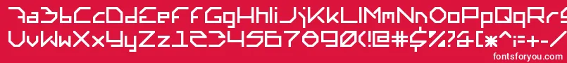 Altera6.0.0.140 Font – White Fonts on Red Background