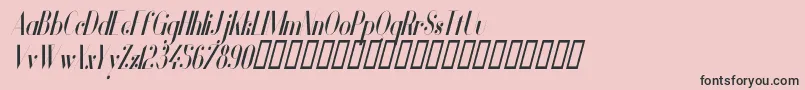 More about VanityBoldNarrowItalic Font VanityBoldNarrowItalic Font – Black Fonts on Pink Background