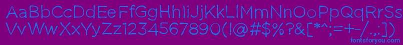 Thestruggleisreal Font – Blue Fonts on Purple Background