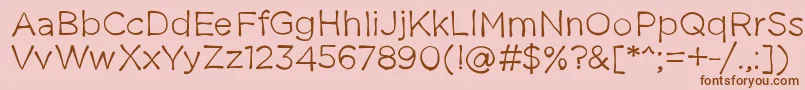 Thestruggleisreal Font – Brown Fonts on Pink Background