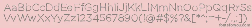 Thestruggleisreal Font – Gray Fonts on Pink Background