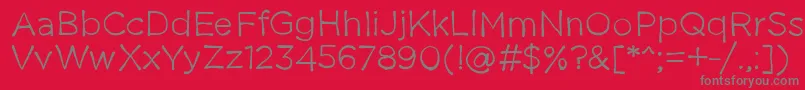 Thestruggleisreal Font – Gray Fonts on Red Background
