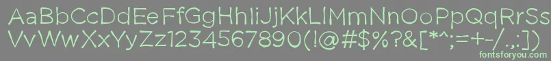 Thestruggleisreal Font – Green Fonts on Gray Background