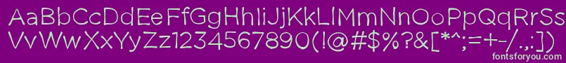 Thestruggleisreal Font – Green Fonts on Purple Background