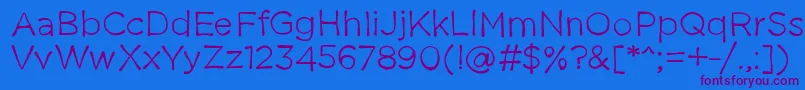Thestruggleisreal Font – Purple Fonts on Blue Background