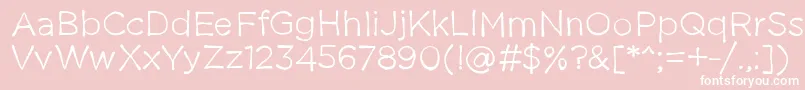 Thestruggleisreal Font – White Fonts on Pink Background