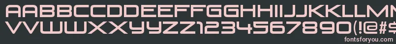 VenusrisingRegular Font – Pink Fonts on Black Background