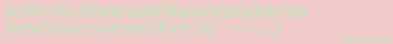 More about DalaLtText Font DalaLtText Font – Green Fonts on Pink Background
