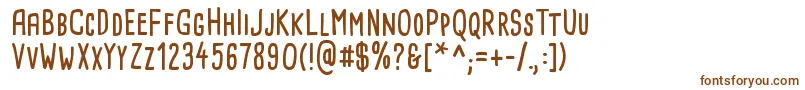 CardenioModernBold Font – Brown Fonts on White Background