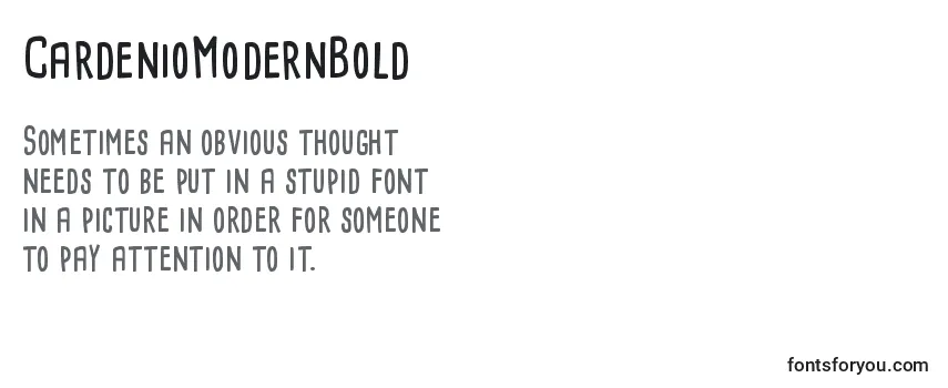 CardenioModernBold Font