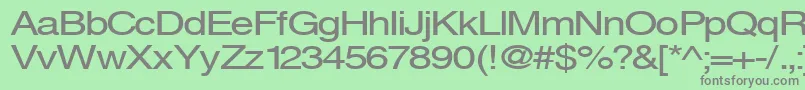 Sveningsson Font – Gray Fonts on Green Background