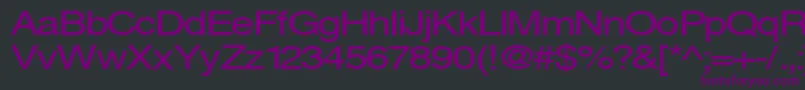 Sveningsson Font – Purple Fonts on Black Background