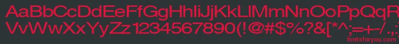 Sveningsson Font – Red Fonts on Black Background