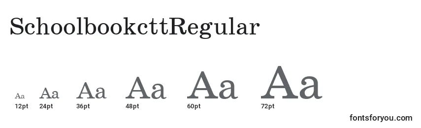 SchoolbookcttRegular Font Sizes